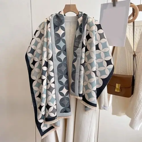 iCuviy Large Soft Scarves PasModazoneina Shawls & Wraps for Women CasModazoneere Feel Women's Scarves - 7