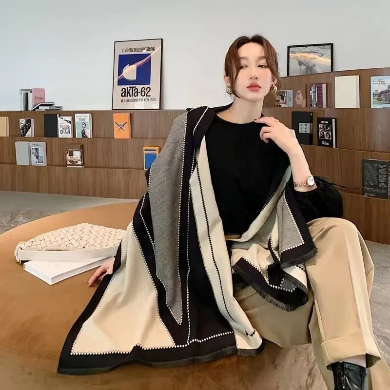 iCuviy Large Soft Scarves PasModazoneina Shawls & Wraps for Women CasModazoneere Feel Women's Scarves - 6