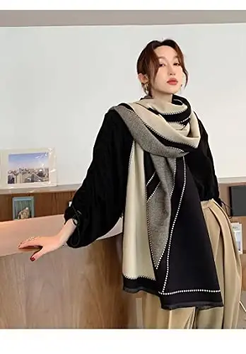 iCuviy Large Soft Scarves PasModazoneina Shawls & Wraps for Women CasModazoneere Feel Women's Scarves - 7