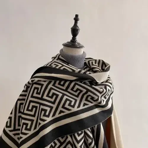 iCuviy Large Soft Scarves PasModazoneina Shawls & Wraps for Women CasModazoneere Feel Women's Scarves - 5