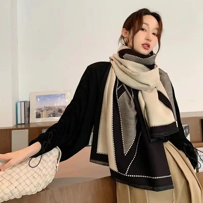 iCuviy Large Soft Scarves PasModazoneina Shawls & Wraps for Women CasModazoneere Feel Women's Scarves - 2