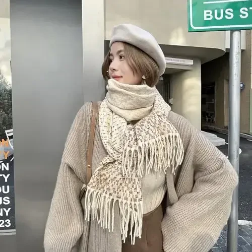 iCuviy Large Soft Scarves PasModazoneina Shawls & Wraps for Women CasModazoneere Feel Women's Scarves - 5