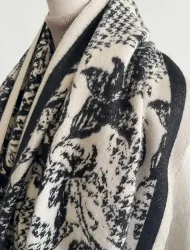 iCuviy Large Soft Scarves PasModazoneina Shawls & Wraps for Women CasModazoneere Feel Women's Scarves - 3