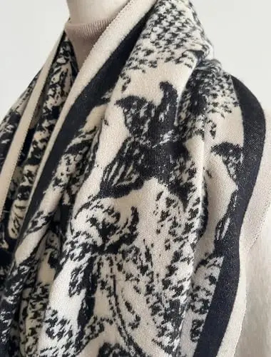 iCuviy Large Soft Scarves PasModazoneina Shawls & Wraps for Women CasModazoneere Feel Women's Scarves - 3