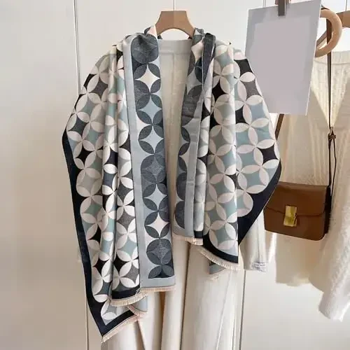 iCuviy Large Soft Scarves PasModazoneina Shawls & Wraps for Women CasModazoneere Feel Women's Scarves - 7