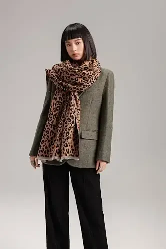 iCuviy Large Soft Scarves PasModazoneina Shawls & Wraps for Women CasModazoneere Feel Women's Scarves - 3