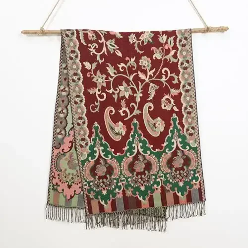 iCuviy Fashion Large Scarf Winter PasModazoneina Shawls & Wraps for Women Extra Soft CasModazoneere Feel Throw Womens Cold Scarfs - 7