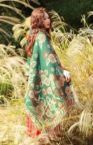 iCuviy Fashion Large Scarf Winter PasModazoneina Shawls & Wraps for Women Extra Soft CasModazoneere Feel Throw Womens Cold Scarfs - 4