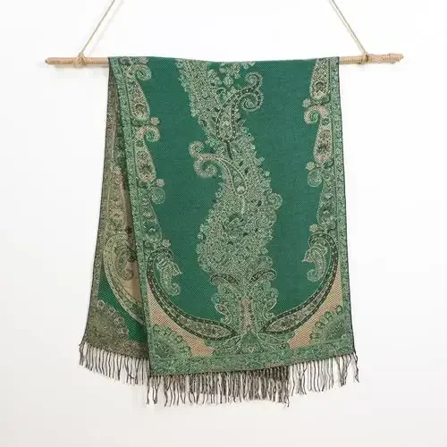 iCuviy Fashion Large Scarf Winter PasModazoneina Shawls & Wraps for Women Extra Soft CasModazoneere Feel Throw Womens Cold Scarfs - 7