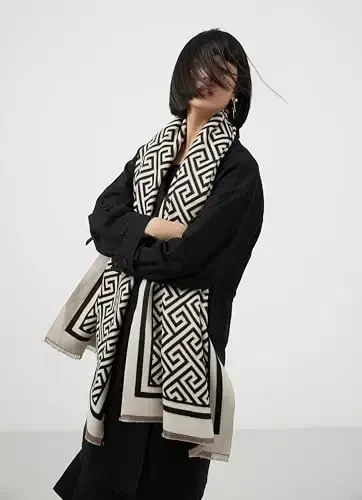 iCuviy Large Soft Scarves PasModazoneina Shawls & Wraps for Women CasModazoneere Feel Women's Scarves - MODAZONE (1)