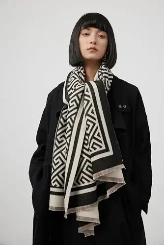 iCuviy Large Soft Scarves PasModazoneina Shawls & Wraps for Women CasModazoneere Feel Women's Scarves - 3