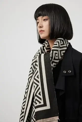 iCuviy Large Soft Scarves PasModazoneina Shawls & Wraps for Women CasModazoneere Feel Women's Scarves - 4