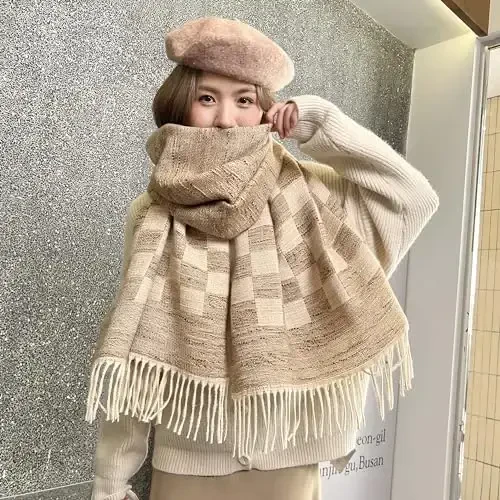 iCuviy Large Soft Scarves PasModazoneina Shawls & Wraps for Women CasModazoneere Feel Women's Scarves - MODAZONE (1)