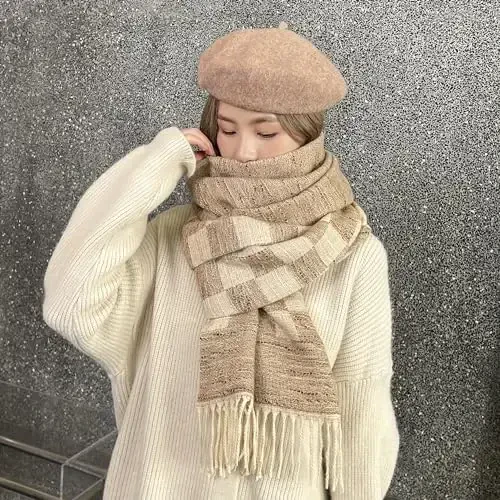 iCuviy Large Soft Scarves PasModazoneina Shawls & Wraps for Women CasModazoneere Feel Women's Scarves - 6