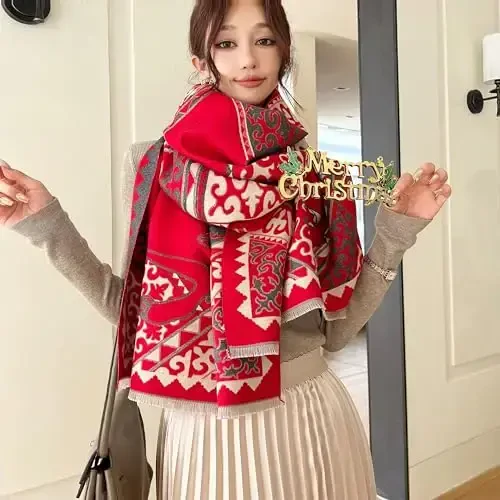 iCuviy Large Soft Scarves PasModazoneina Shawls & Wraps for Women CasModazoneere Feel Women's Scarves - 4