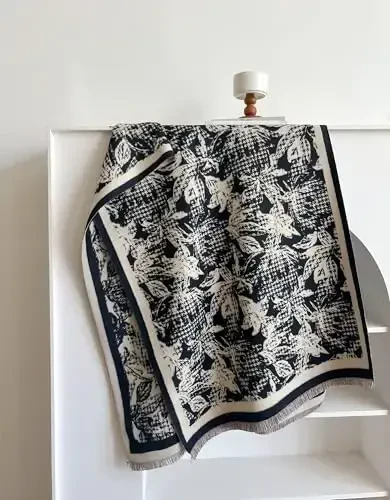 iCuviy Large Soft Scarves PasModazoneina Shawls & Wraps for Women CasModazoneere Feel Women's Scarves - 4