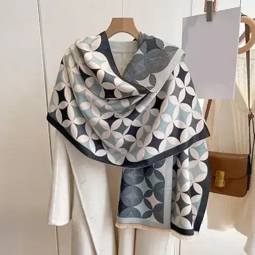 iCuviy Large Soft Scarves PasModazoneina Shawls & Wraps for Women CasModazoneere Feel Women's Scarves - 4