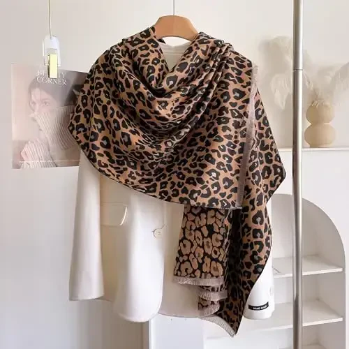 iCuviy Large Soft Scarves PasModazoneina Shawls & Wraps for Women CasModazoneere Feel Women's Scarves - 4