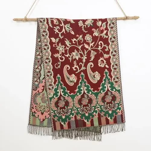 iCuviy Fashion Large Scarf Winter PasModazoneina Shawls & Wraps for Women Extra Soft CasModazoneere Feel Throw Womens Cold Scarfs - 7