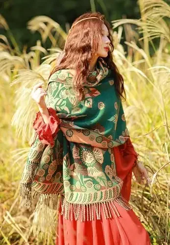 iCuviy Fashion Large Scarf Winter PasModazoneina Shawls & Wraps for Women Extra Soft CasModazoneere Feel Throw Womens Cold Scarfs - ICUVIY (1)