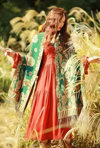 iCuviy Fashion Large Scarf Winter PasModazoneina Shawls & Wraps for Women Extra Soft CasModazoneere Feel Throw Womens Cold Scarfs - 3