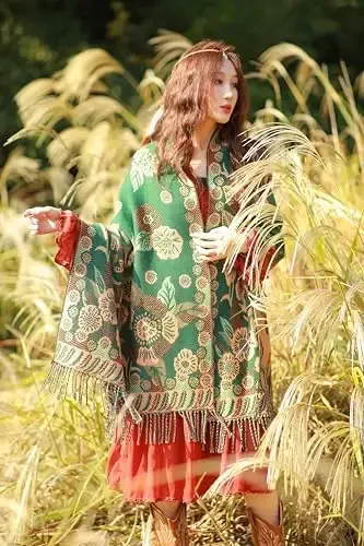 iCuviy Fashion Large Scarf Winter PasModazoneina Shawls & Wraps for Women Extra Soft CasModazoneere Feel Throw Womens Cold Scarfs - 5