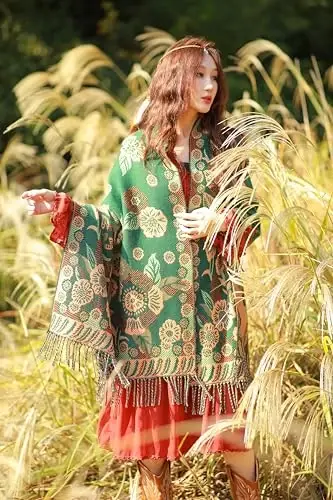 iCuviy Fashion Large Scarf Winter PasModazoneina Shawls & Wraps for Women Extra Soft CasModazoneere Feel Throw Womens Cold Scarfs - 5