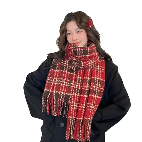 iCuviy Fashion Large Scarf Winter PasModazoneina Shawls & Wraps for Women Extra Soft CasModazoneere Feel Throw Womens Cold Scarfs - 1