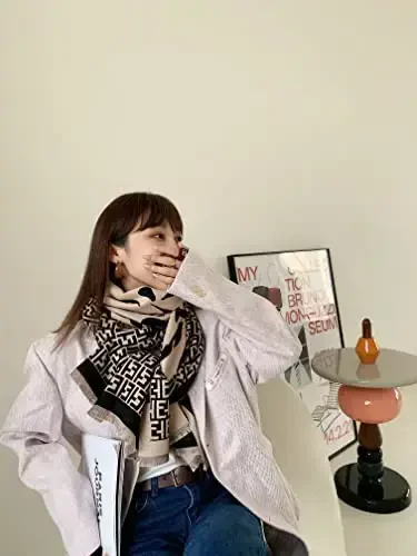 iCuviy Fashion Large Scarf Winter PasModazoneina Shawls & Wraps for Women Extra Soft CasModazoneere Feel Throw Womens Cold Scarfs - 5