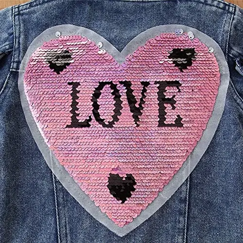IDOPIP Toddler Kid Baby Boys Girls Denim Jacket Long Sleeve Button Down Jeans Coat Cowboy Overcoat Hoodie Casual Outwear - 3