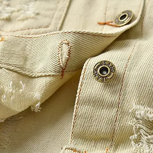 IDOPIP Toddler Kid Baby Boys Girls Denim Jacket Long Sleeve Button Down Jeans Coat Cowboy Overcoat Hoodie Casual Outwear - 5