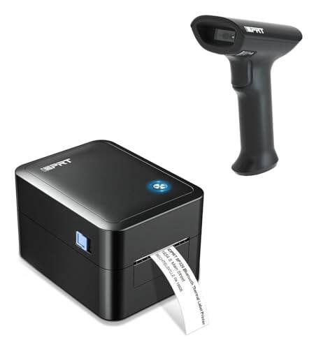 iDPRT Сканер штрихкода Bluetooth 1D 2D с термопринтером этикеток iDPRT - SP320 - 1