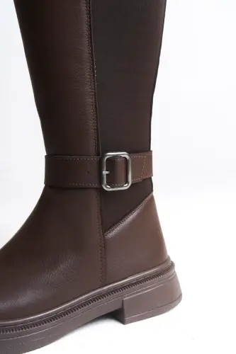 Ienweth Kadın Çizme 00121907 Kahverengi Cilt-Kahverengi Cilt - 3