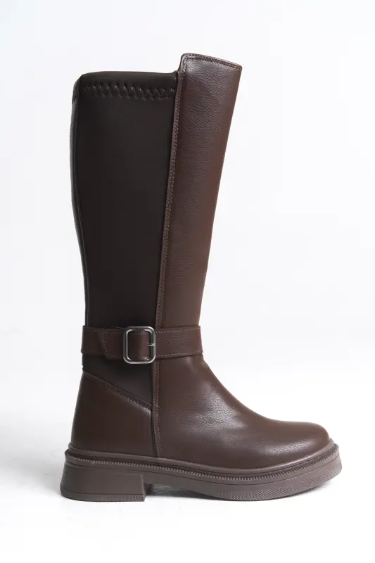 Ienweth Kadın Çizme 00121907 Kahverengi Cilt-Kahverengi Cilt - 5