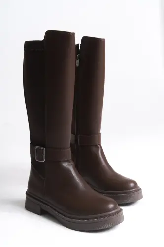 Ienweth Kadın Çizme 00121907 Kahverengi Cilt-Kahverengi Cilt - 7