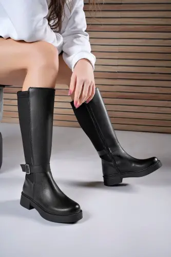 Ienweth Women's Black Boots - 2