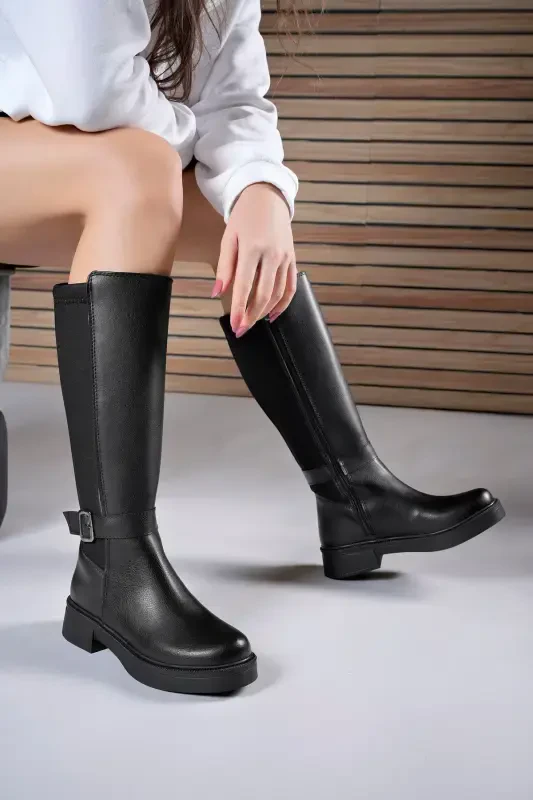 Ienweth Women's Black Boots - 2