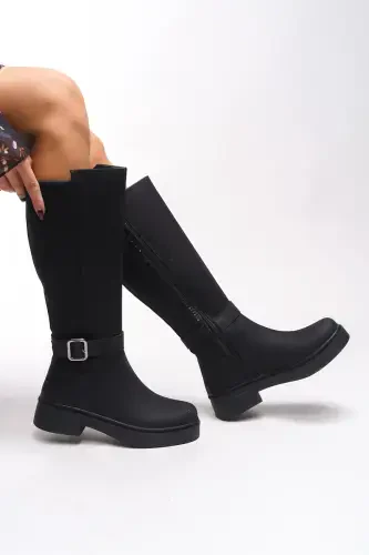 Ienweth Женские Сапоги 00121907 Матовый Черный-Матовый Черный - 5