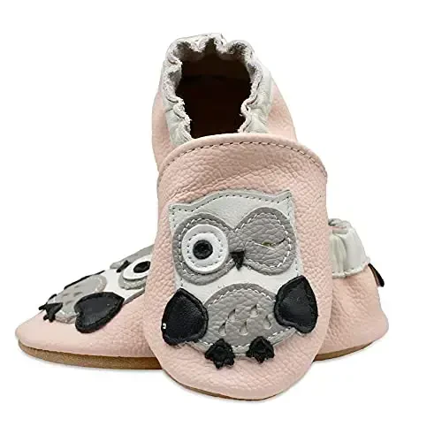 iEvolve Baby Girls Baby Boys Shoes Baby Toddler Soft Sole Shoes First Walker Crib Shoes Baby Moccasins - 3