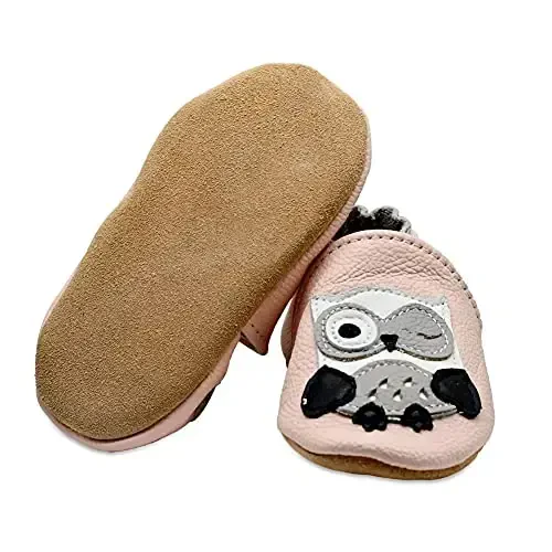iEvolve Baby Girls Baby Boys Shoes Baby Toddler Soft Sole Shoes First Walker Crib Shoes Baby Moccasins - 4