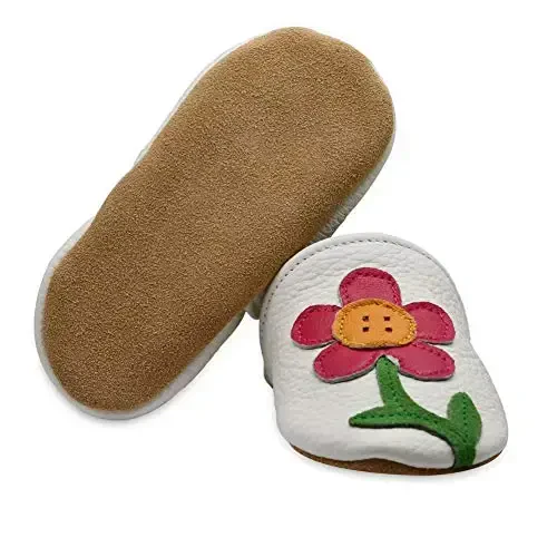 iEvolve Baby Girls Baby Boys Shoes Baby Toddler Soft Sole Shoes First Walker Crib Shoes Baby Moccasins - 5