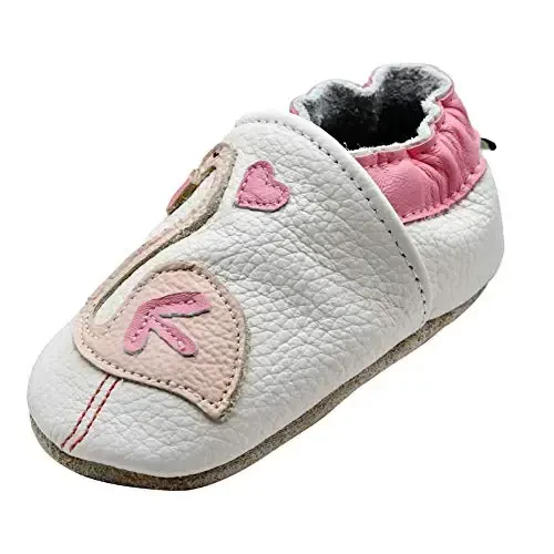 iEvolve Baby Girls Baby Boys Shoes Baby Toddler Soft Sole Shoes First Walker Crib Shoes Baby Moccasins - IEVOLVE