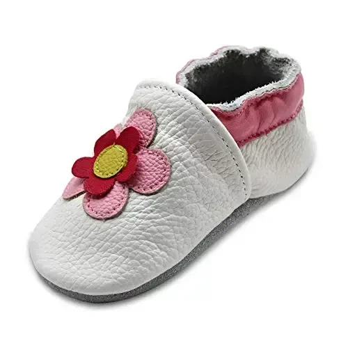 iEvolve Baby Girls Baby Boys Shoes Baby Toddler Soft Sole Shoes First Walker Crib Shoes Baby Moccasins - 1