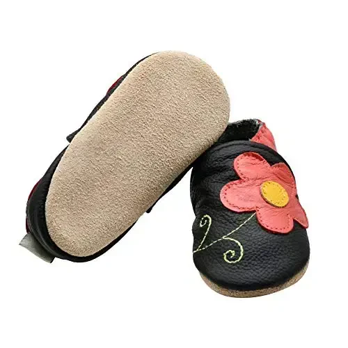 iEvolve Baby Girls Baby Boys Shoes Baby Toddler Yumshoq taglikli poyabzal Birinchi Walker Crib poyabzali Chaqaloq Moccasins - 3