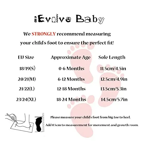 iEvolve Baby Girls Baby Boys Shoes Baby Toddler Soft Sole Shoes First Walker Crib Shoes Baby Moccasins - 5