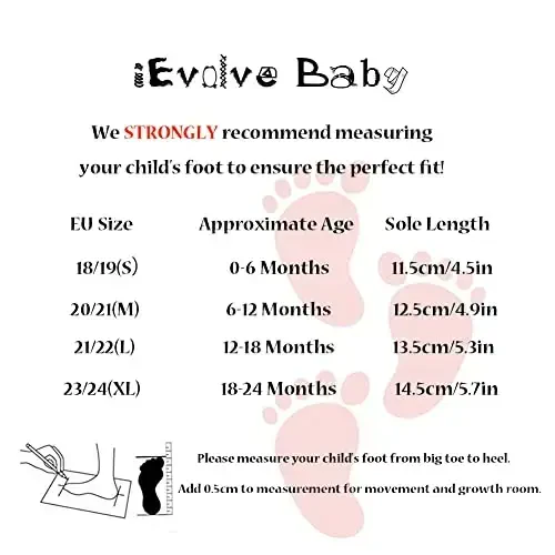iEvolve Baby Girls Baby Boys Shoes Baby Toddler Soft Sole Shoes First Walker Crib Shoes Baby Moccasins - 5