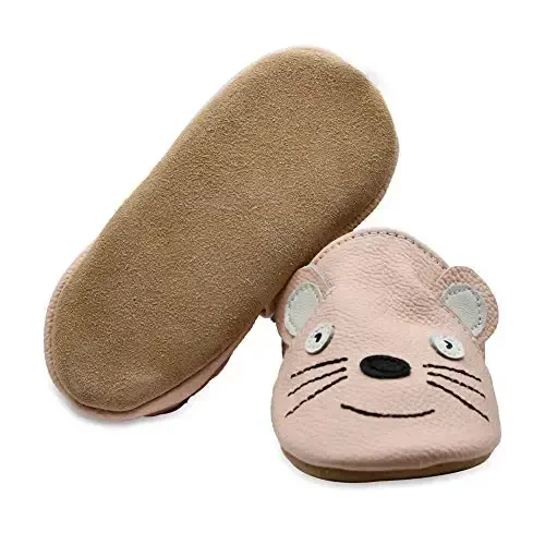 iEvolve Baby Girls Baby Boys Shoes Baby Toddler Soft Sole Shoes First Walker Crib Shoes Baby Moccasins - 4