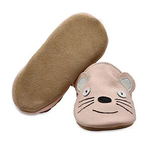 iEvolve Baby Girls Baby Boys Shoes Baby Toddler Soft Sole Shoes First Walker Crib Shoes Baby Moccasins - 4