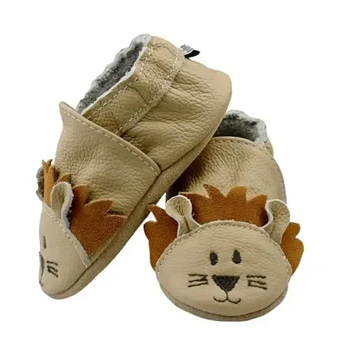 iEvolve Baby Girls Baby Boys Shoes Baby Toddler Soft Sole Shoes First Walker Crib Shoes Baby Moccasins - 4