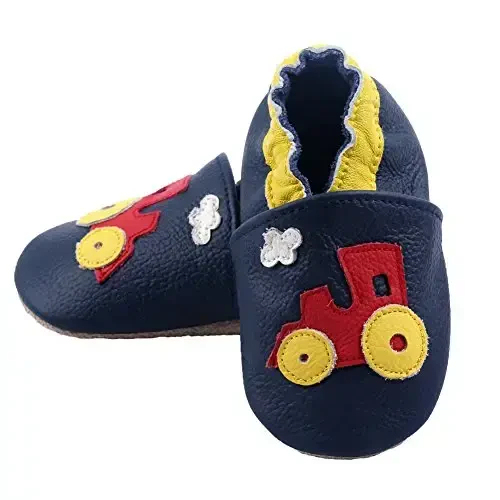 iEvolve Baby Girls Baby Boys Shoes Baby Toddler Soft Sole Shoes First Walker Crib Shoes Baby Moccasins - 3